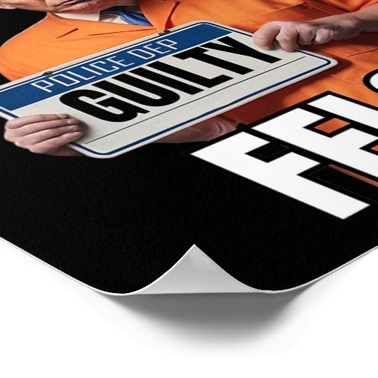 Felon Donald Trump 2024 Poster (Hoek)