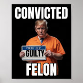Felon Donald Trump 2024 Poster (Voorkant)