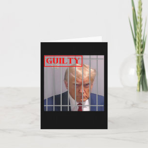 Felon Donald Trump schuldig Sluit hem op Trump gev Kaart