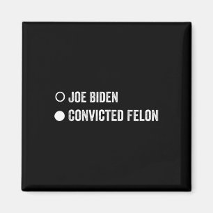 Felon Funny Pro Trump 2024 Magneet