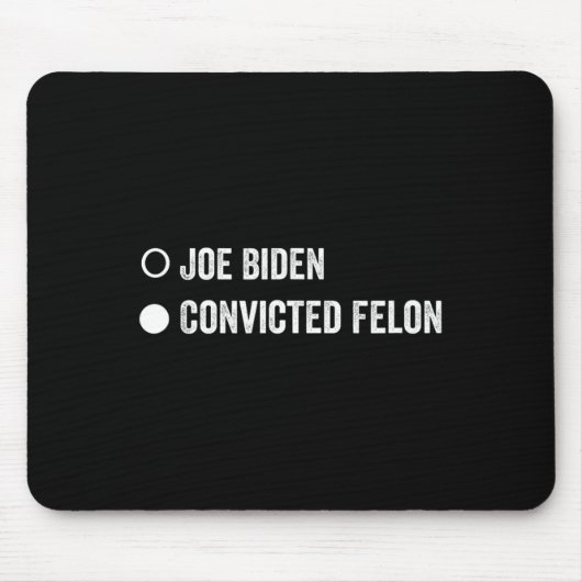 Felon Funny Pro Trump 2024 Muismat (Voorkant)