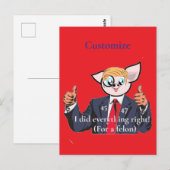Felon President Thunder_Cove Briefkaart (Voorkant / Achterkant)