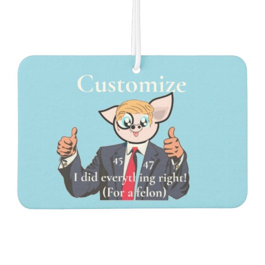 Felon President Thunder_Cove Luchtverfrisser (Voorkant)