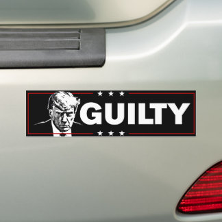 Felon Trump is schuldig tegen Trump Bumpersticker
