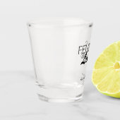 "Felon's Lounge" Shot Glass Glas (Links)