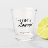 "Felon's Lounge" Shot Glass Shot Glas (Voorkant)