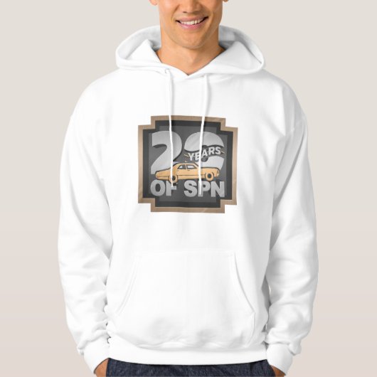 Felpa  intera "SPN 20 YEARS" uomo Hoodie (Voorkant)
