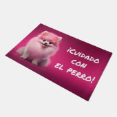 Felpudo. ¡Cuidado con el perro! Deurmat (Schuin)