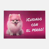 Felpudo. ¡Cuidado con el perro! Deurmat (Voorkant)