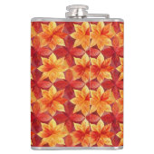 FELRODE EN ORANJE HERFST HERFSTBLADEREN HEUPFLES (Achterkant)