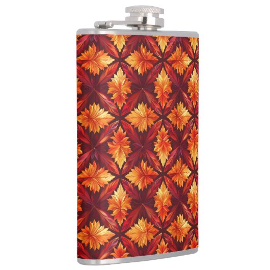 FELRODE EN ORANJE HERFST HERFSTBLADEREN HEUPFLES (Rechts)