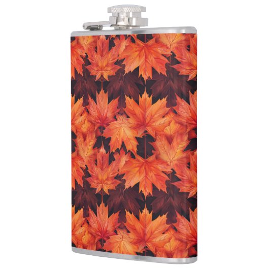 FELRODE EN ORANJE HERFST HERFSTBLADEREN HEUPFLES (Links)