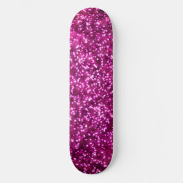  felroze faux glitter ontwerp persoonlijk skateboard