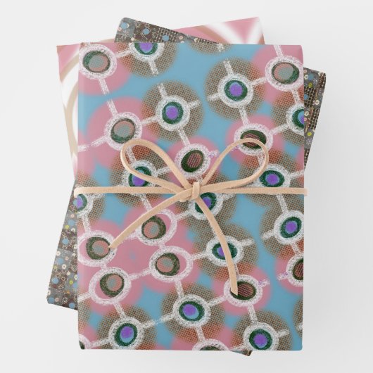 felroze vriendelijk inpakpapier voor u (In situ)