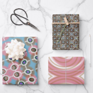 felroze vriendelijk inpakpapier voor u