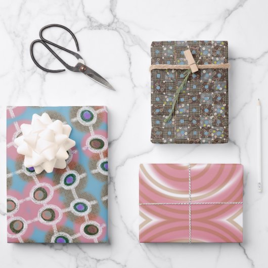 felroze vriendelijk inpakpapier voor u (Voorkant)