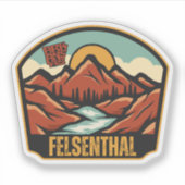 Felsenthal, Arkansas Sticker (Voorkant)
