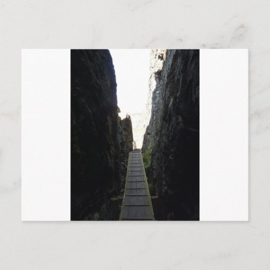 Felsschlucht Briefkaart (Voorkant)