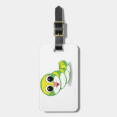 felstaartworm bagagelabel (Voorkant verticaal)