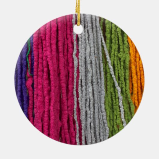 Felt DIY Strings Keramisch Ornament (Achterkant)