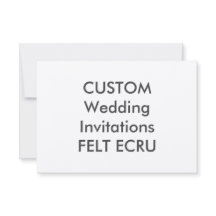 FELT ECRU 110 lb 5-inch x 3,5-inch weddenschappen