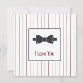 Felt greeting card for a man feestdagenkaart (Voorkant)