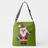 Felt Santa 2021 Crossbody Bag Tas (Achterkant)