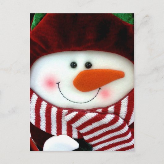 Felt Snowman Holiday Briefkaart (Voorkant)