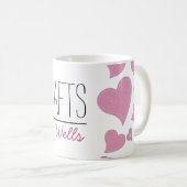 Felted Hearts Craft Koffiemok (Voorkant rechts)