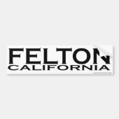 Felton, CA Bumpersticker (Voorkant)