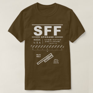 Felts Field Airport SFF T-shirt
