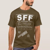 Felts Field Airport SFF T-shirt (Voorkant)