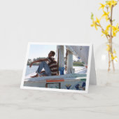 Felucca op de Nijl Kaart (Gele Bloem)