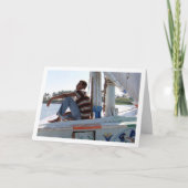 Felucca op de Nijl Kaart (Voorkant)