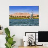 Felucca Sailboat - The Nile, Luxor, Egypte Poster (Thuiskantoor)