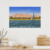 Felucca Sailboat - The Nile, Luxor, Egypte Poster (Keuken)