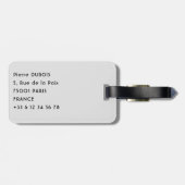 Felucca varen langs de Nijl - Aswan, Egypte Bagagelabel (Achterkant horizontaal)