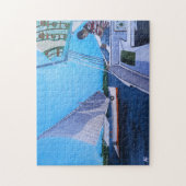Feluccas op de Nijl Schilderij van Alfred Fox Legpuzzel (Verticaal)
