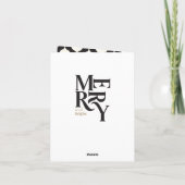  felzwart + gouden kerstmis aankondiging (Achterkant)