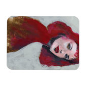 Fem Portrait - Rood Magneet (Horizontaal)