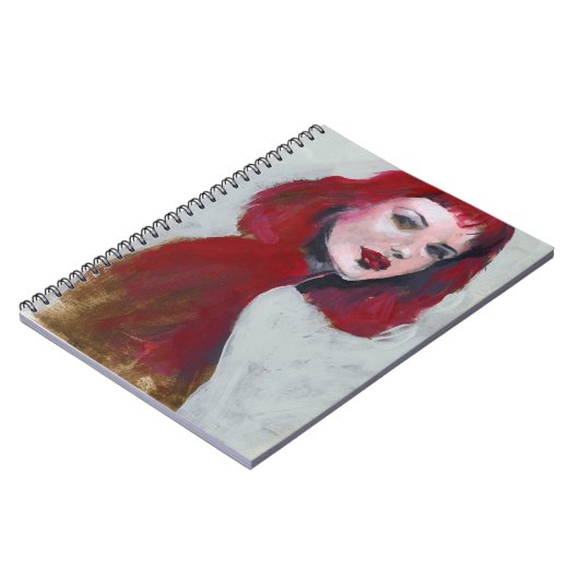 Fem Portrait - Rood Notitieboek (Linkerzijde)