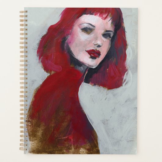 Fem Portrait - Rood Planner (Voorkant)