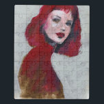 Fem Portrait - Rood Puzzel<br><div class="desc">Fem Portrait I van Jennifer Paxton Parker. | 140912 GG</div>