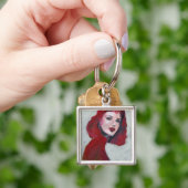 Fem Portrait - Rood Sleutelhanger (Hand)