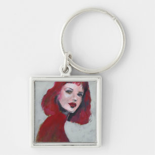 Fem Portrait - Rood Sleutelhanger