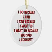 Fem Weightlift dat ik doe omdat je zei dat het nie Keramisch Ornament (Rechts)