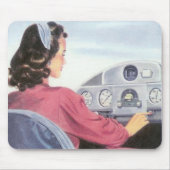 Femal Pilot Mousepad Muismat (Voorkant)