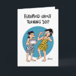 Female 30th Birthday Kaart<br><div class="desc">Funny 30th Birthday Greeting Card for woman turning 30 years old</div>