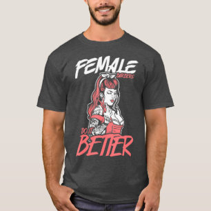 Female Barbers Do It Better Hairdresser Girl T-shirt