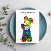 Female Basketball Player Kaart